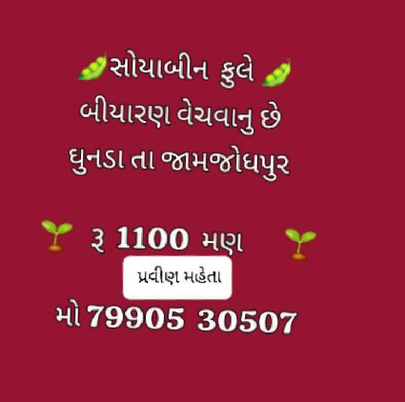 સોયાબીન ફુલે બી...