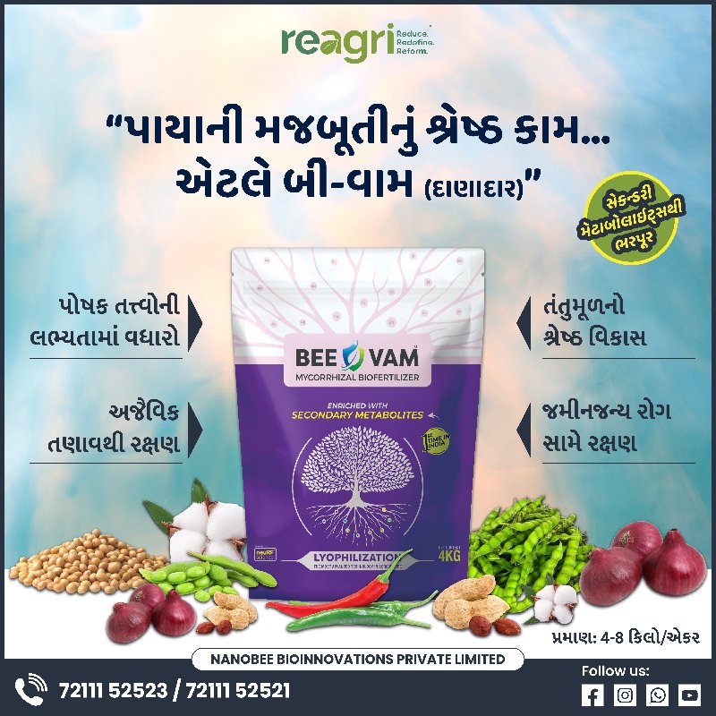 પાયા ખાતર સાથે...