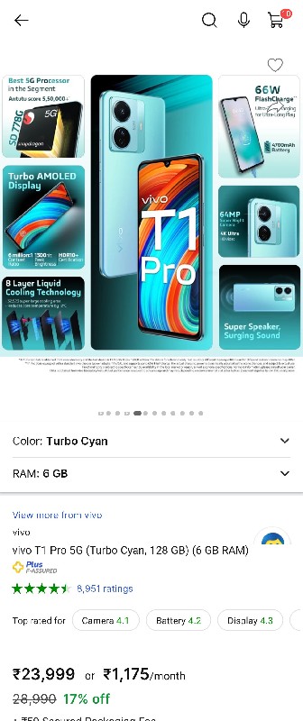 Vivo t1 pro 5g