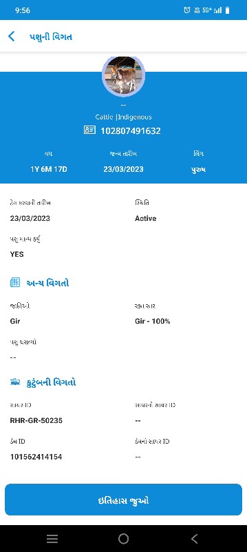 ગીર ખુટ વેચવાનો...