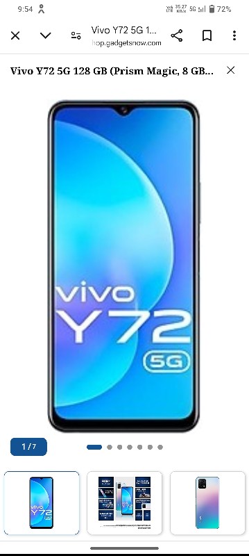 Vivo y72 5g 8 1...