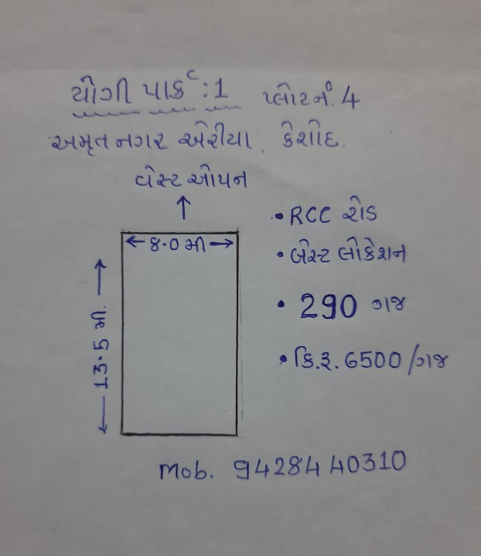 કેશોદ મા પ્લૉટ...