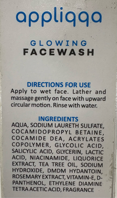 Face wash