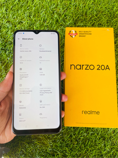 Realme narzo 20...