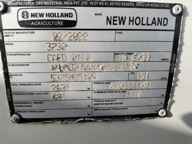 New Holland 323...