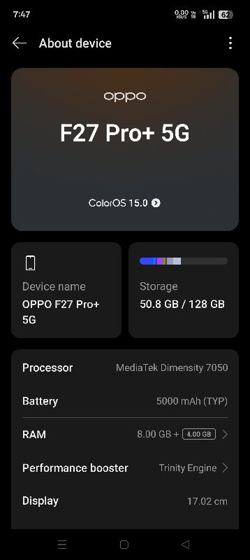 oppo F27 pro ±...