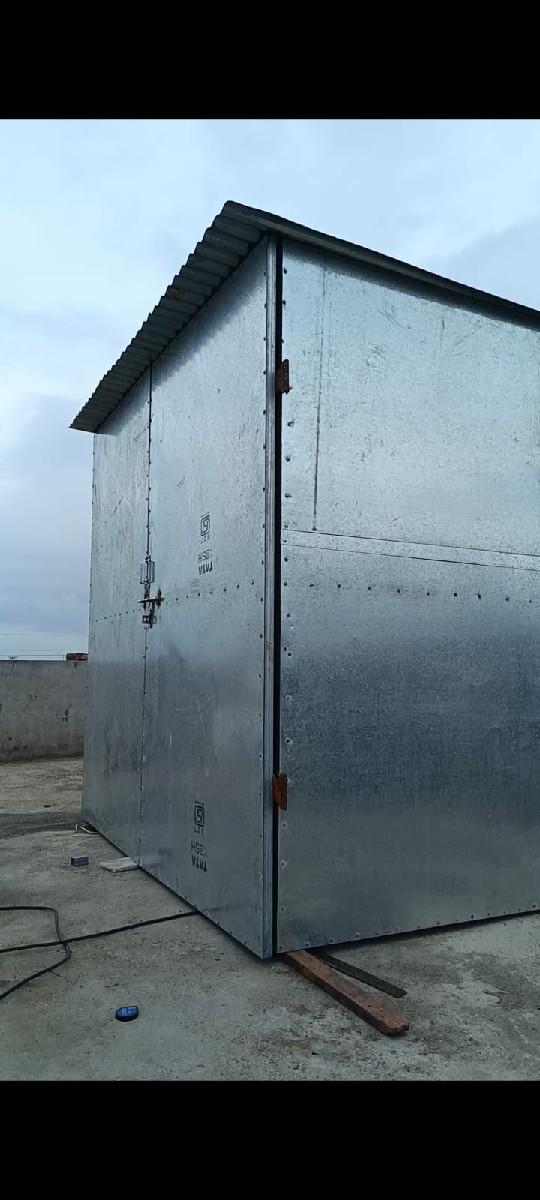 7x7 ફૂટ ગેલ્વેનાઈઝ કેબીન