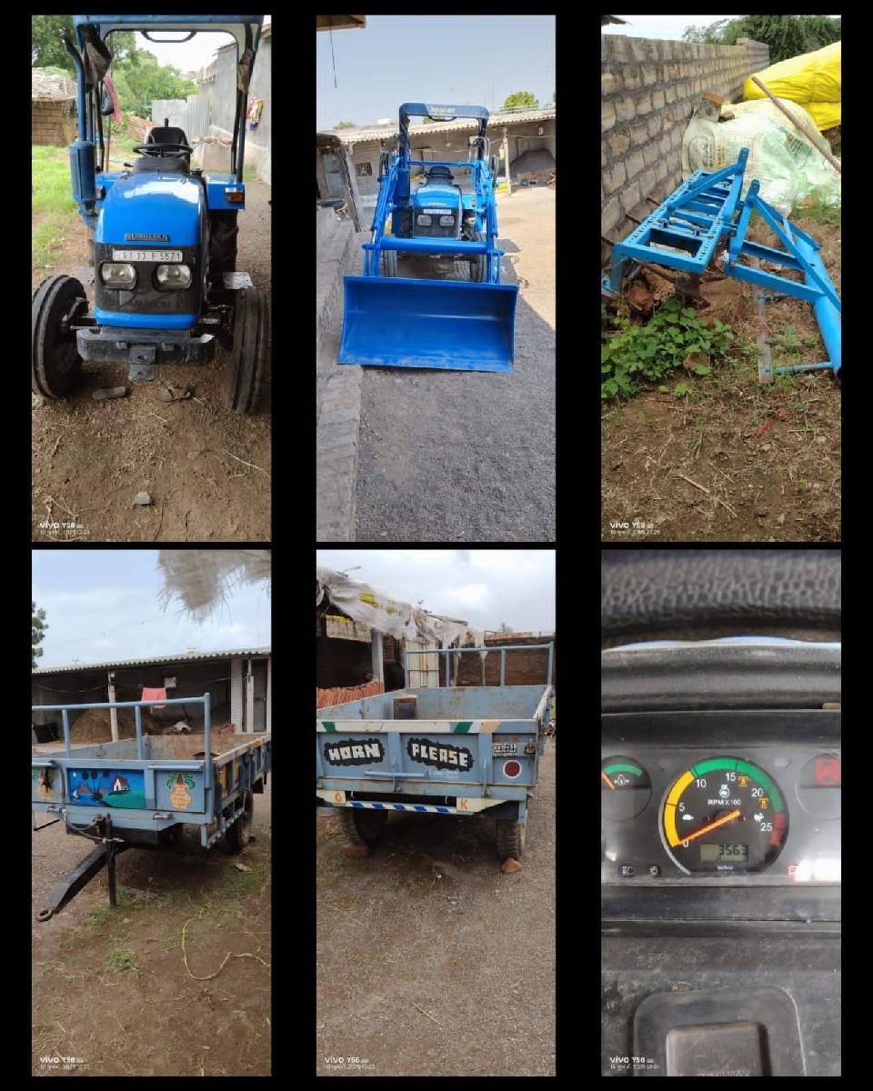 ટ્રેક્ટર ટ્રેલર દાંતી રામ લોડર