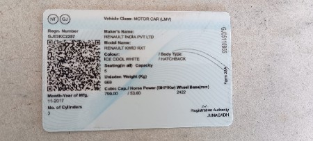 Kwid c n g પેટ્રોલ